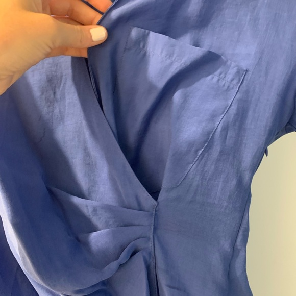 Blue Zara Collared Cross Mini - Picture 3 of 5